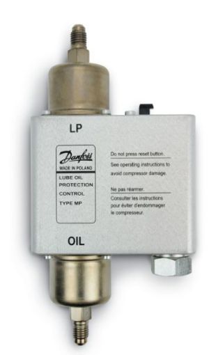 PRESSOSTATO DE OLEO DANFOSS MP55 60 SEG C/ LAMPADA (060B017891)